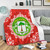 Equatorial Guinea Blanket Floral Frame