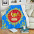 Democratic Republic Of The Congo Blanket Floral Frame