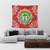 Equatorial Guinea Tapestry Floral Frame