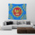 Democratic Republic Of The Congo Tapestry Floral Frame