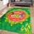 Democratic Republic of Sao Tome and Principe Area Rug Floral Frame