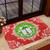 Equatorial Guinea Doormat Floral Frame