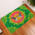 Democratic Republic of Sao Tome and Principe Doormat Floral Frame