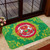 Burkina Faso Doormat Floral Frame