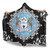 Botswana Hooded Blanket Floral Frame