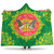 Democratic Republic of Sao Tome and Principe Hooded Blanket Floral Frame