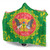 Democratic Republic of Sao Tome and Principe Hooded Blanket Floral Frame