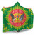 Democratic Republic of Sao Tome and Principe Hooded Blanket Floral Frame