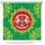 Burkina Faso Shower Curtain Floral Frame