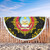 Angola Beach Blanket Floral Frame