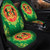 Republic of the Congo Car Seat Cover Floral Frame