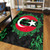 Libya Area Rug Floral Frame