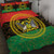 Democratic Republic of Sao Tome and Principe Quilt Bed Set Pan Africa With Coat Of Arms