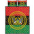 Democratic Republic of Sao Tome and Principe Quilt Bed Set Pan Africa With Coat Of Arms