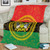 Democratic Republic of Sao Tome and Principe Blanket Pan Africa With Coat Of Arms