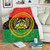 Democratic Republic of Sao Tome and Principe Blanket Pan Africa With Coat Of Arms