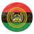 Democratic Republic of Sao Tome and Principe Round Rug Pan Africa With Coat Of Arms