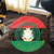 Guinea Round Rug Pan Africa With Coat Of Arms