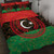 Libya Quilt Bed Set Pan Africa With Coat Of Arms