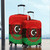 Libya Luggage Cover Pan Africa With Coat Of Arms