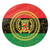 Republic of the Congo Round Rug Pan Africa With Coat Of Arms