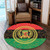 Republic of the Congo Round Rug Pan Africa With Coat Of Arms