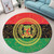 Republic of the Congo Round Rug Pan Africa With Coat Of Arms