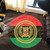 Republic of the Congo Round Rug Pan Africa With Coat Of Arms