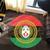 Togo Round Rug Pan Africa With Coat Of Arms