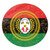 Togo Round Rug Pan Africa With Coat Of Arms
