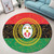 Togo Round Rug Pan Africa With Coat Of Arms