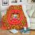 Benin Blanket Royal Floral Frame