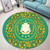 Guinea Round Rug Royal Floral Frame