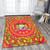 Benin Area Rug Royal Floral Frame