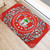 Equatorial Guinea Doormat Royal Floral Frame