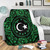 Libya Blanket Royal Floral Frame