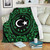 Libya Blanket Royal Floral Frame