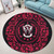 Sudan Round Rug Royal Floral Frame