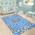 Somalia Area Rug Royal Floral Frame