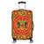Republic of the Congo Luggage Cover Royal Floral Frame