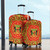 Republic of the Congo Luggage Cover Royal Floral Frame