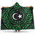Libya Hooded Blanket Royal Floral Frame