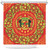Republic of the Congo Shower Curtain Royal Floral Frame