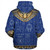 Egyptian Sherpa Hoodie Hieroglyphic Ankh