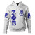 Zeta Phi Beta Hoodie Pearl White
