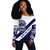 Zeta Phi Beta Off Shoulder Sweatshirt Tech Style