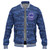 Zeta Phi Beta Baseball Jacket Camouflag Blue