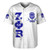 Zeta Phi Beta Baseball Shirt Pearl White