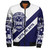 Zeta Phi Beta Zipper Bomber Jacket Tech Style