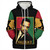 Black History Sherpa Hoodie Malcolm X Retro